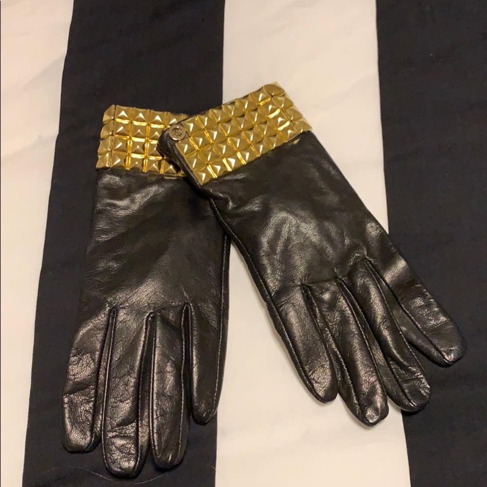 Authentic Leather Michael Kors Gloves M